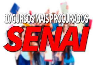 10 cursos mais procurados SENAI