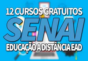 12 Cursos Gratuitos SENAI EAD