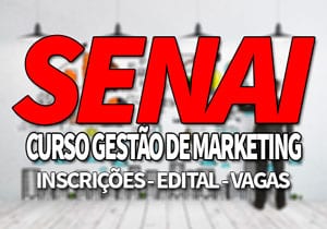 Curso SENAI Gestão de Marketing 2019