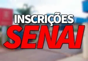 Inscrições SENAI 2023